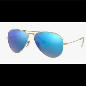 Ray-Ban Accessories - Ray-Ban Aviator Flash Lenses - Blue Ray-Ban Accessories - Ray-Ban Aviator Flash Lenses - Blue